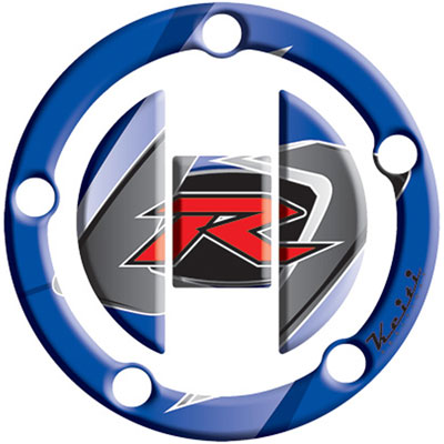 Keiti Gas Cap Protector “R” Blue for Suzuki GSXR1000 2003-2009