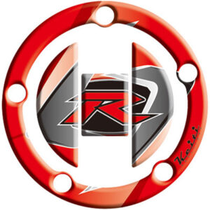 Keiti Gas Cap Protector “R” Red for Suzuki GSXR1000 2003-2009