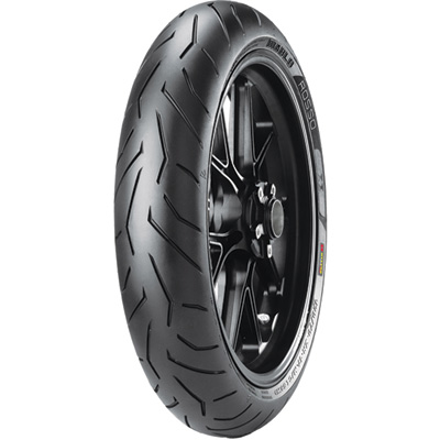 110/70R-17 (54W) Pirelli Diablo Rosso 2 Front Motorcycle Tire for Aprilia RS 125 2006-2010