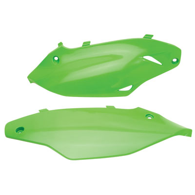 Polisport Side Panels 2005 Green for Kawasaki KX250F 2013-2016