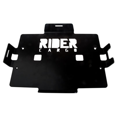 Rider Cargo Cooler Mounting Rack  Black Powder Coated