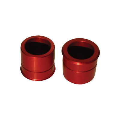 Ride Engineering Locking Front Wheel Spacers Red for Suzuki RMZ250 2007-2018