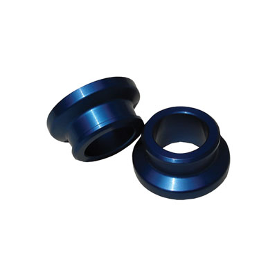 Ride Engineering Locking Rear Wheel Spacers Blue for Yamaha WR250F 2003-2009