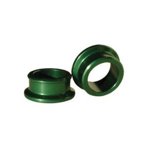 Ride Engineering Locking Rear Wheel Spacers Green for Kawasaki KLX450R 2008-2009