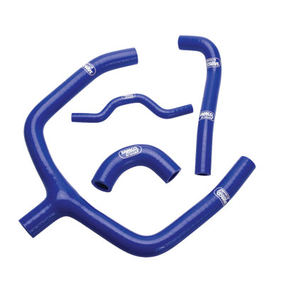 SamcoSport Radiator Hose Kit Blue ‘Y’ Piece Race Design for Kawasaki KX250F 2009-2016