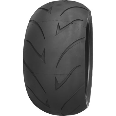 200/50ZR-18 (76V) Shinko 011 Verge Rear Motorcycle Tire for Harley-Davidson CVO Softail Convertible FLSTSE 2010-2012