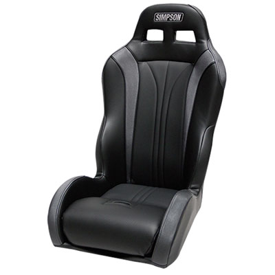 Simpson Performance Products Vortex Rear Seat Black/Charcoal for Arctic Cat WILDCAT 4 1000 2013-2016