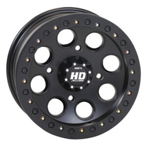 4/110 STI HD Beadlock Wheel 14×7 5.0 + 2.0 Matte Black for Bombardier Traxter 500 4×4 1999-2005