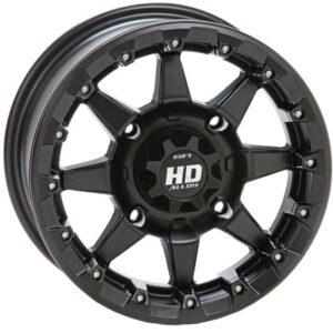 4/115 STI HD5 Beadlock Wheel 14×7 5.0 + 2.0 Matte Black for Arctic Cat 1000 LTD 2012