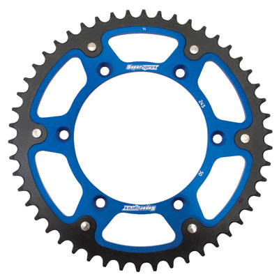 Supersprox Stealth Rear Sprocket 50 Tooth Blue for Yamaha TTR230 2005-2009