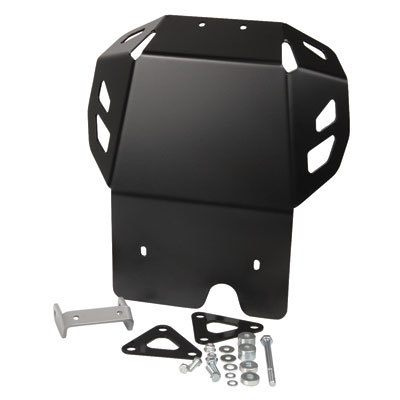 SW-MOTECH Aluminum Skid Plate Black for Kawasaki KLR650 1987-2007