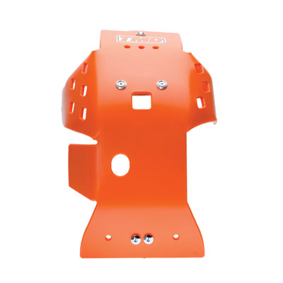 T.M. Designworks Full Coverage Plastic Skid Plate Orange for KTM 350 EXC-F 2012-2016