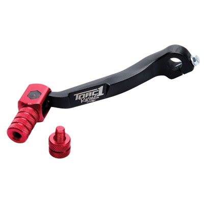 TORC1 Racing Reaction MX Shift Lever Black/Red Tip for Honda CRF250R 2006-2017