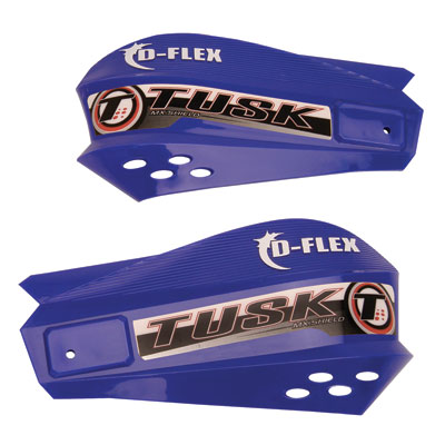 Tusk MX D-Flex Replacement Plastic Hand Shields Blue