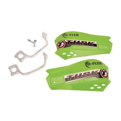 Tusk MX D-Flex ATV Handguards Green