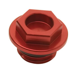 Tusk Oil Filler Plug Red for Honda CR125R 1987-2007