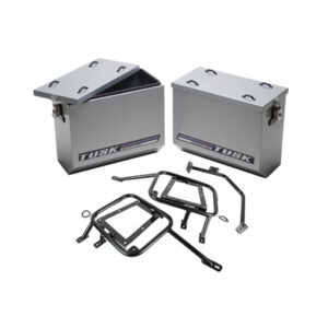 Aluminum Panniers with Pannier Racks Large Silver for BMW R1200GS 2013