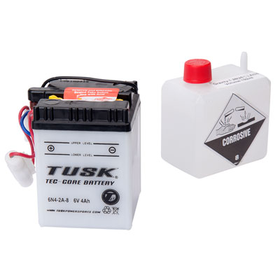 Tusk Tec-Core Battery with Acid 6N42A8 for Honda CT110 Trail 1980-1986