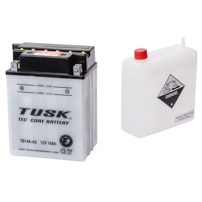 Tusk Tec-Core Battery with Acid TB14AA2 for Bombardier Rally 200 2×4 2003-2006