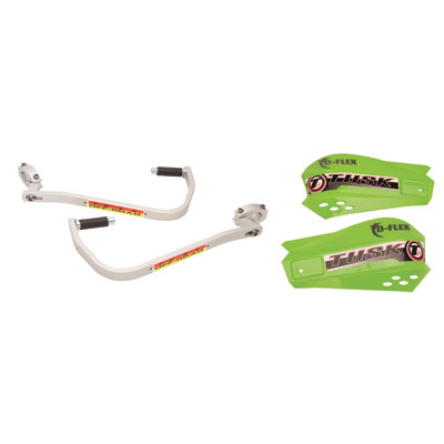 D-Flex Handguards with MX Shields Green