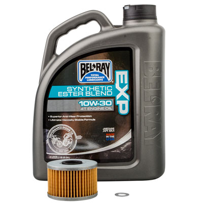 Tusk Oil Change Kit With Bel-Ray EXP Synthetic 10W-30 for Honda Rancher 420 AT 4×4 IRS 2009-2014