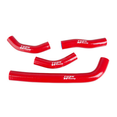 Tusk Radiator Hose Kit Red for Honda CRF250R 2010-2013