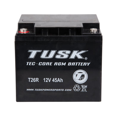 Tusk Tec-Core Battery T26R Maintenance-Free AGM for Polaris GENERAL 1000 EPS 2016-2018