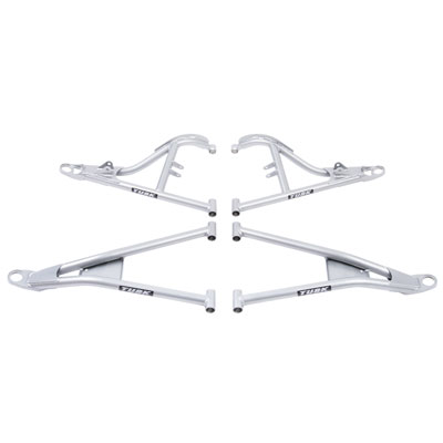 Tusk Mohawk Extreme Duty High Clearance A-Arms (Full Set) Silver without Hardware for Polaris RANGER RZR XP 1000 2017-2018