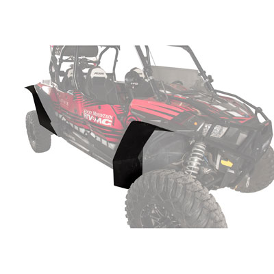 Tusk UTV Fender Flare Kit Black for Polaris RANGER RZR XP 1000 2015-2018