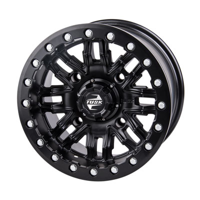 Tusk 4/156 Tusk Nebo Beadlock Wheel 14×7 5.0 + 2.0 Matte Black for Kawasaki MULE Pro-DX 2016-2017