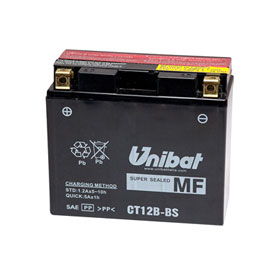 Unibat Maintenance-Free Battery with Acid CT12B-BS for Ducati 1000 Monster (1000/IE/S) 2003-2005
