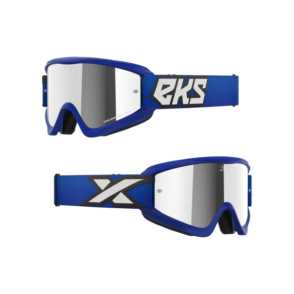 GOX FLAT-OUT MIRROR GOGGLE ROYAL BLUE – SILVER MIRROR LENS