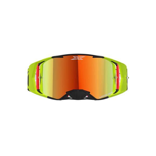 LUCID GOGGLE FLO FIRE – RED MIRROR LENS