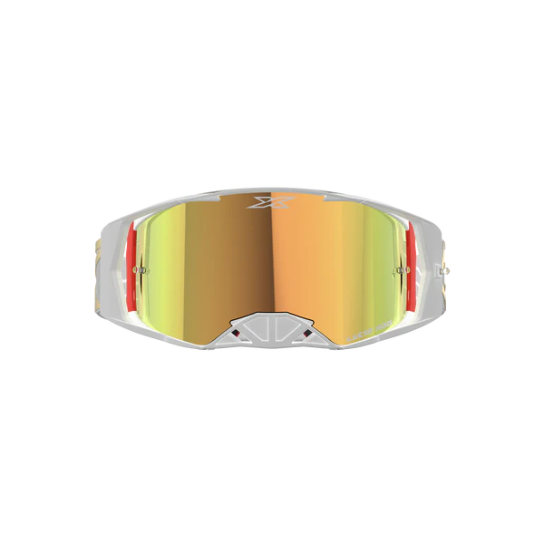 LUCID GOGGLE WHITE GOLD – GOLD MIRROR LENS