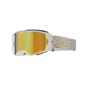 LUCID GOGGLE WHITE GOLD – GOLD MIRROR LENS