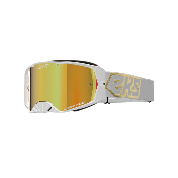 LUCID GOGGLE WHITE GOLD – GOLD MIRROR LENS