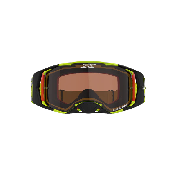 LUCID GOGGLE FLO YELLOW – AUBURN AFTERBURNER LENS