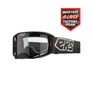 LUCID RACE FACE GOGGLE BLACK – CLEAR LENS