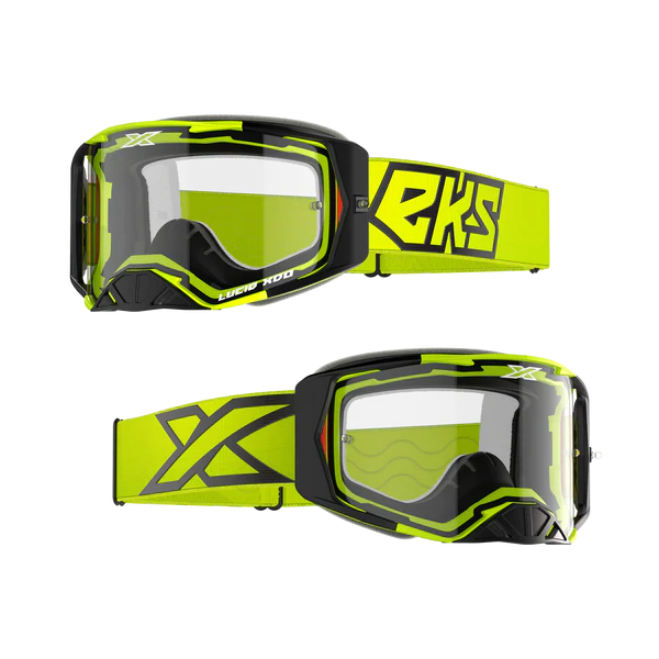 LUCID RACE FACE GOGGLE FLO YELLOW – CLEAR LENS