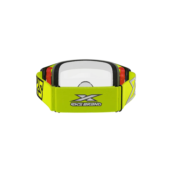 LUCID RACE FACE GOGGLE FLO YELLOW – CLEAR LENS