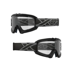 XGROM CLEAR YOUTH GOGGLE BLACK & SILVER