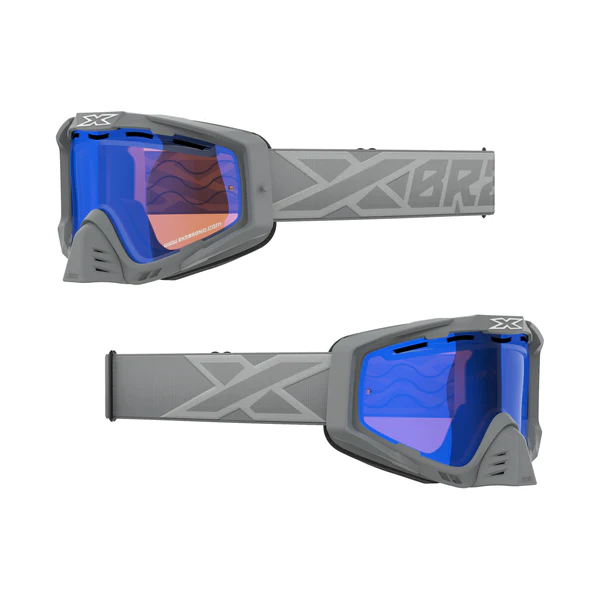 SNOW-X EKS-S GOGGLE GREY & SILVER